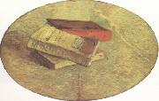 Vincent Van Gogh Still Life wtih Three Books (nn04) painting